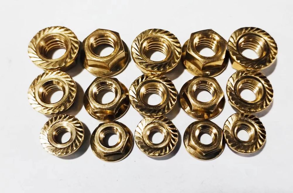 Silicon Bronze Flange Nuts